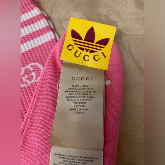 Brand New Pink Ankle Socks 
💕Gucci and Adidas Collaboration 💕🛍️ - Picture 6 of 7